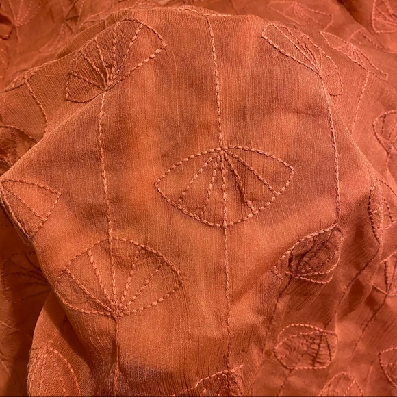 RW & CO Sheer Peach Top (size S) - Picture 4 of 4